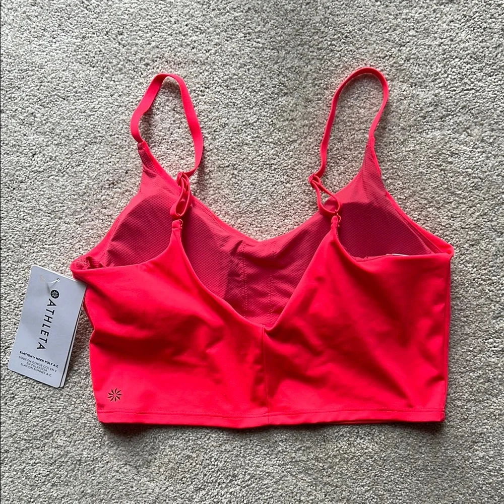 Athleta Bright Pink Activewear Sports Bra - Picture 5 of 6